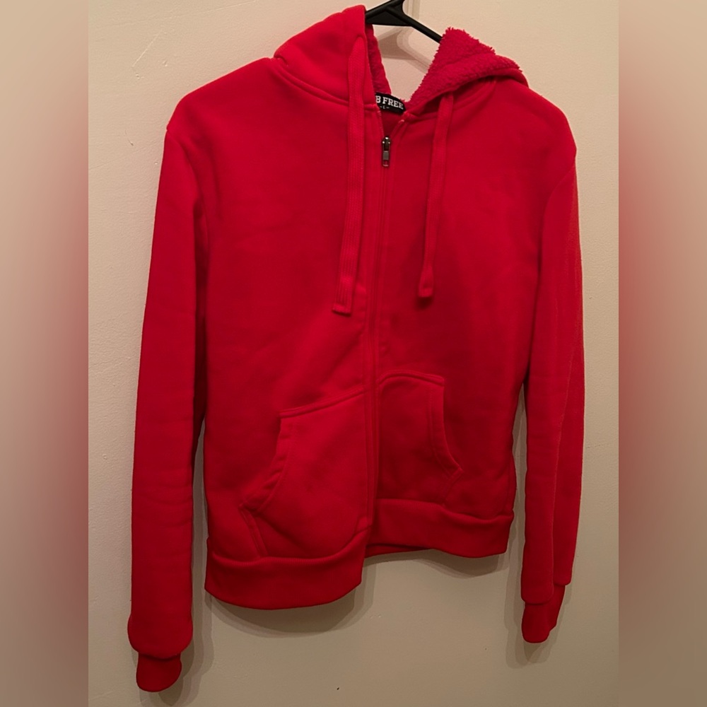 Cozy Red Women's Hoodie Sweater